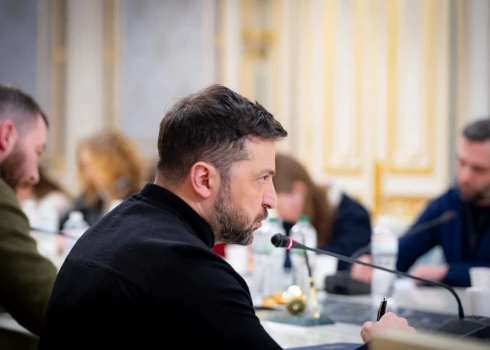 Ukrainas prezidents Volodimirs Zelenskis 2026. gada 7. februārī.