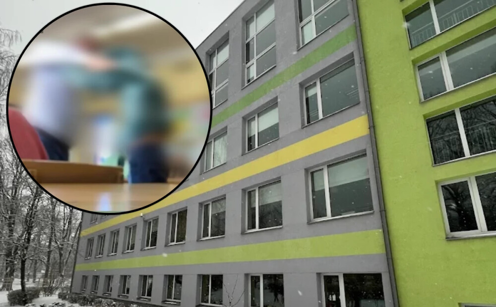 Skolotājs Sarkandaugavas pamatskolā sakrata un nolamā 7. klases skolēnu. Notikušais sabiedrībā izraisa pretrunīgu reakciju. VIDEO