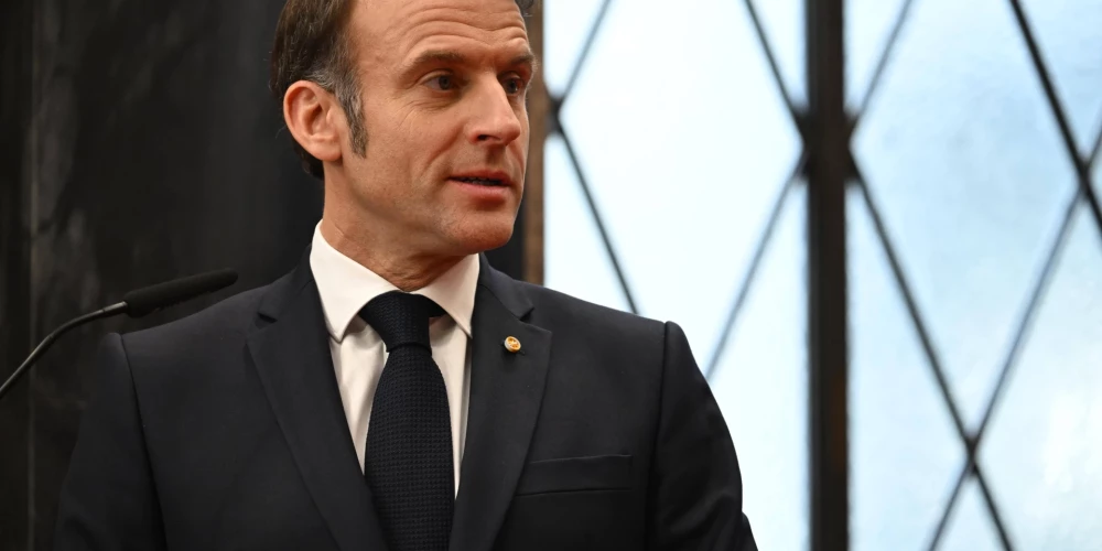 Francijas prezidents Emanuels Makrons. 