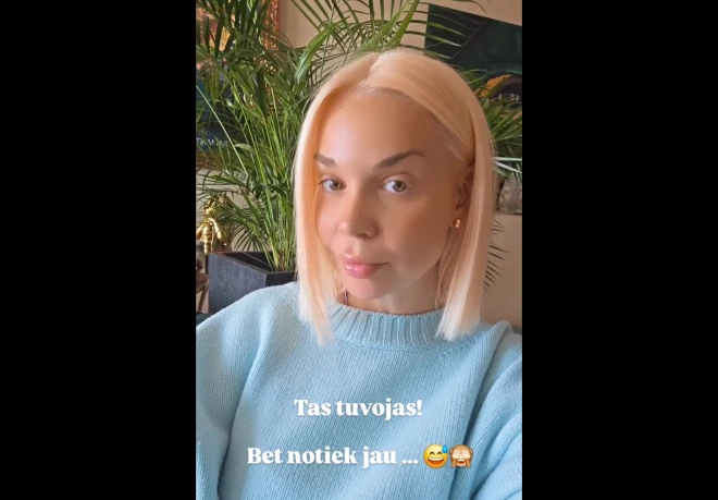 Samantai arī jauna frizūra!