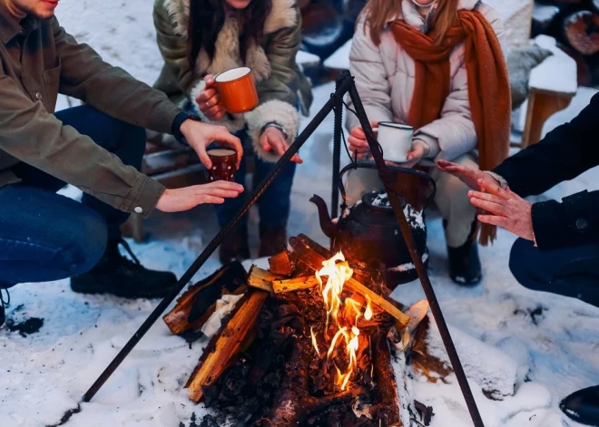 Ko ēst un dzert, ja ziemā dodies piknikā