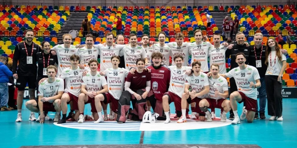 Latvijas vīriešu florbola izlase Liepājā notiekošo pasaules čempionāta kvalifikācijas turnīru noslēdza ar skaistu uzvaru.