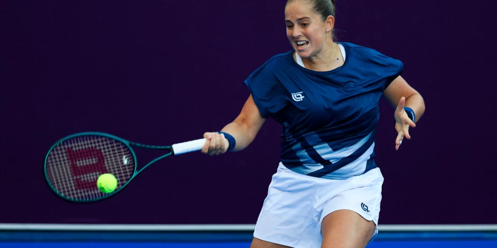 Latvijas sieviešu tenisa līdere Aļona Ostapenko.