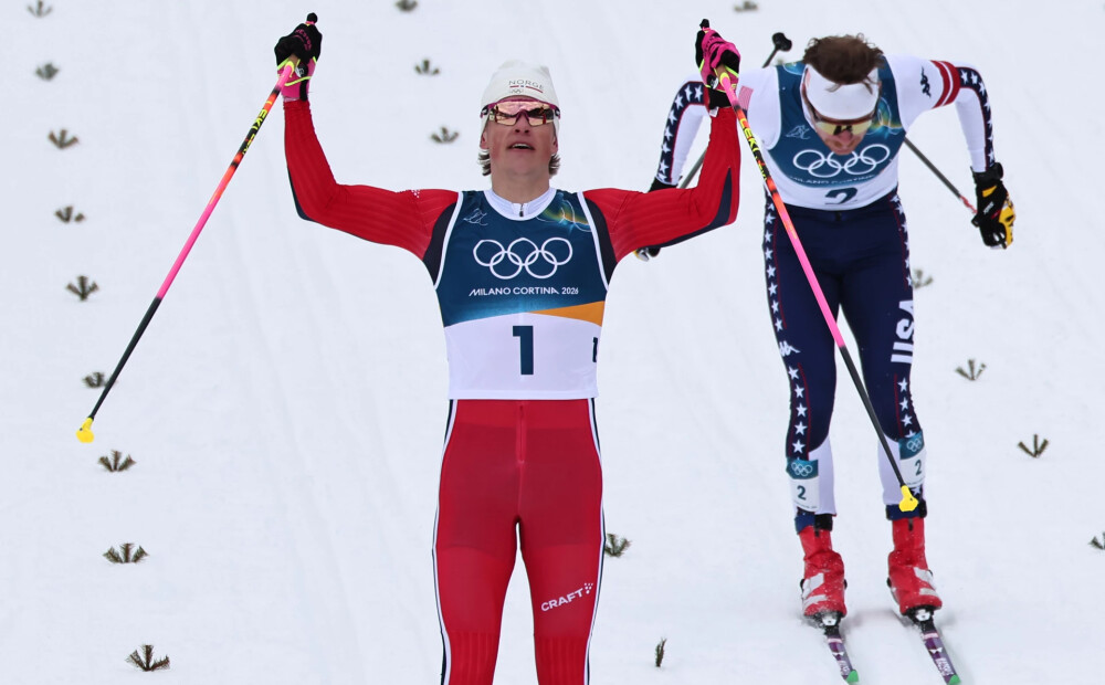 Juhaness Klēbo uzvar sprintā un izcīna otro zeltu olimpiskajās spēlēs