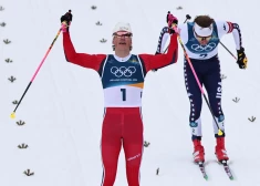 Juhaness Klēbo uzvar sprintā un izcīna otro zeltu olimpiskajās spēlēs