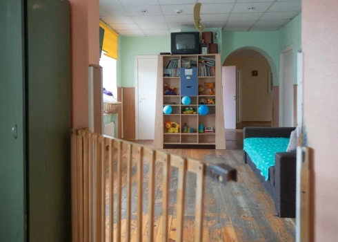 Отделение матери и ребенка в Ильгюциемской тюрьме.