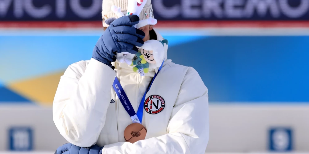 Sturla Holms Lēgreids ar savu runu aizēnojis izcīnīto medaļu.