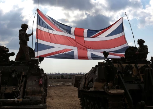 Lielbritānijas karavīri.