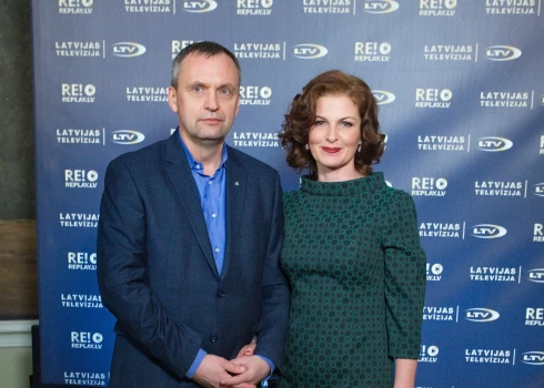 Aurēlija Anužīte-Lauciņa ar vīru Andri Lauciņu.