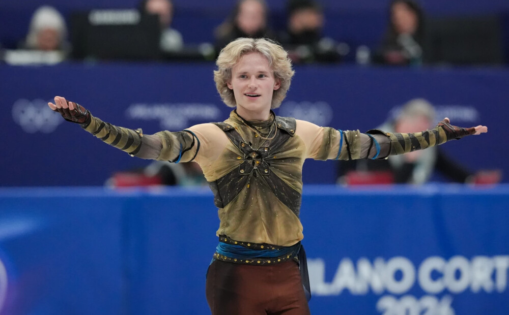 VIDEO: amerikāņu daiļslidotājs izpilda bīstamu elementu, kas bija aizliegts gandrīz 50 gadus