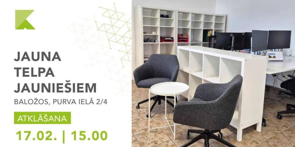 17. februārī plkst. 15.00 ikviens laipni aicināts uz oficiālo atklāšanu Baložos, Purva ielā 2/4. 