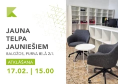 Baložos tiks atvērtas modernas telpas jauniešiem digitālo prasmju attīstībai