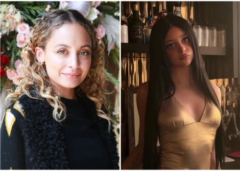 Nikola Ričija un viņas meita Hārlova Vintere Keita.