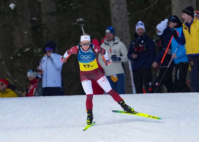 Baiba Bendika ar neticamu ātrumu trasē uzrāda karjeras labāko rezultātu olimpiskajās spēlēs
