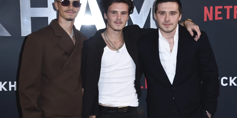 Romeo, Krūzs un Bruklins Bekhemi.