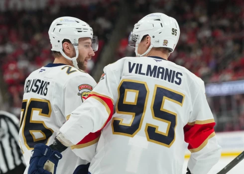 Uvis Balinskis un Sandis Vilmanis Floridas "Panthers" rindās.