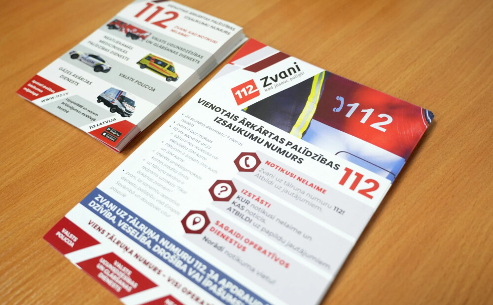 Vai tu zini, kad ir jāzvana 112? Būtiski palielinājies saņemto neārkārtas zvanu skaits
