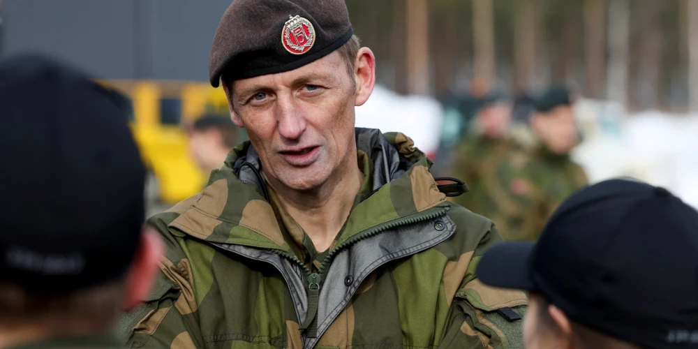 Norvēģijas Bruņoto spēku štāba priekšnieks Eiriks Kristofersens.