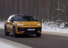 Kā ziemā uzvedas "Tiguan" mazais brālis, jaunais "Volkswagen T-Roc"?