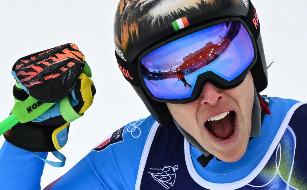 Itāliete Brinjone kļūst par olimpisko čempioni kalnu slēpošanas supergigantā