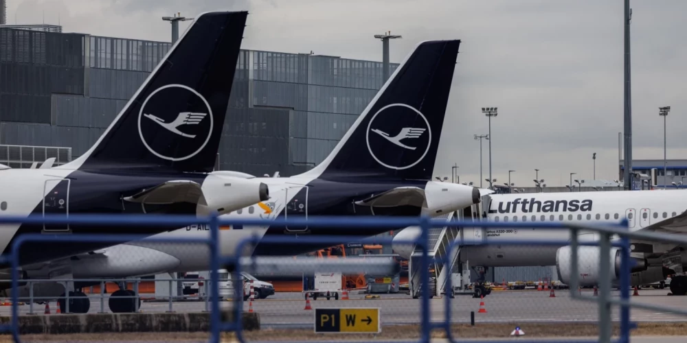 Сотни рейсов Lufthansa сегодня отменены.