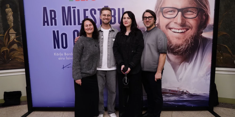 Kārļa Bardeļa filmas "Ar mīlestību no okeāna" pirmizrāde "Splendid Palace"