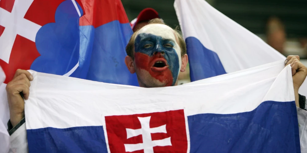 Nē, tas nav notvertais Slovākijas izlases fans!