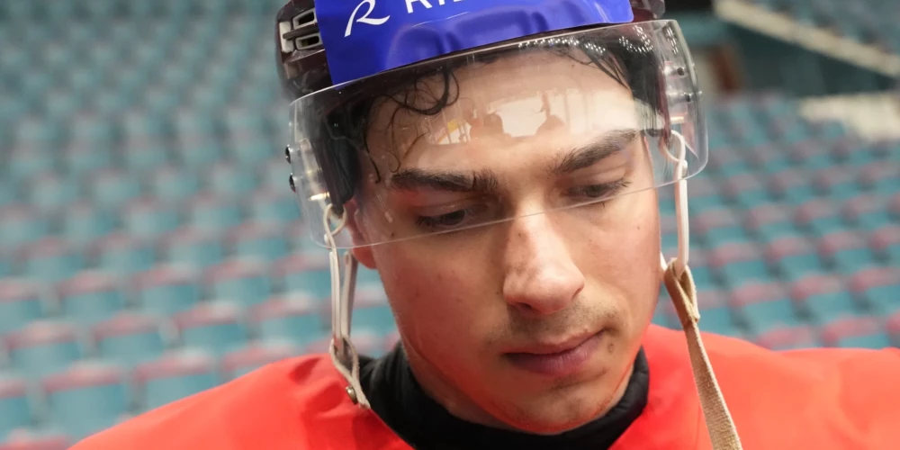 Latvijas hokeja izlases un ASV valstsvienības mača iznākums izšķīrās otrajā trešdaļā, atzīst Latvijas izlases aizsargs Kristiāns Rubīns.