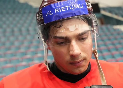 Latvijas hokeja izlases un ASV valstsvienības mača iznākums izšķīrās otrajā trešdaļā, atzīst Latvijas izlases aizsargs Kristiāns Rubīns.