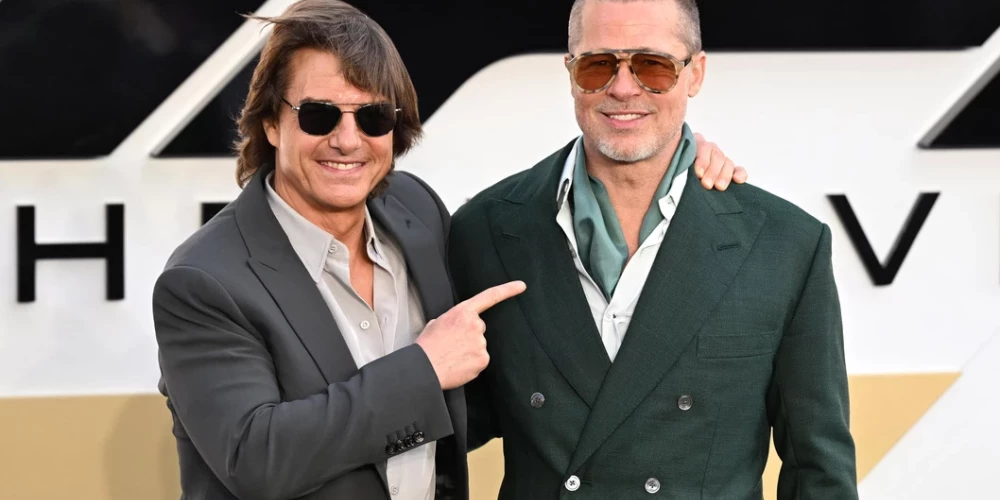 Том Круз и Брэд Питт.