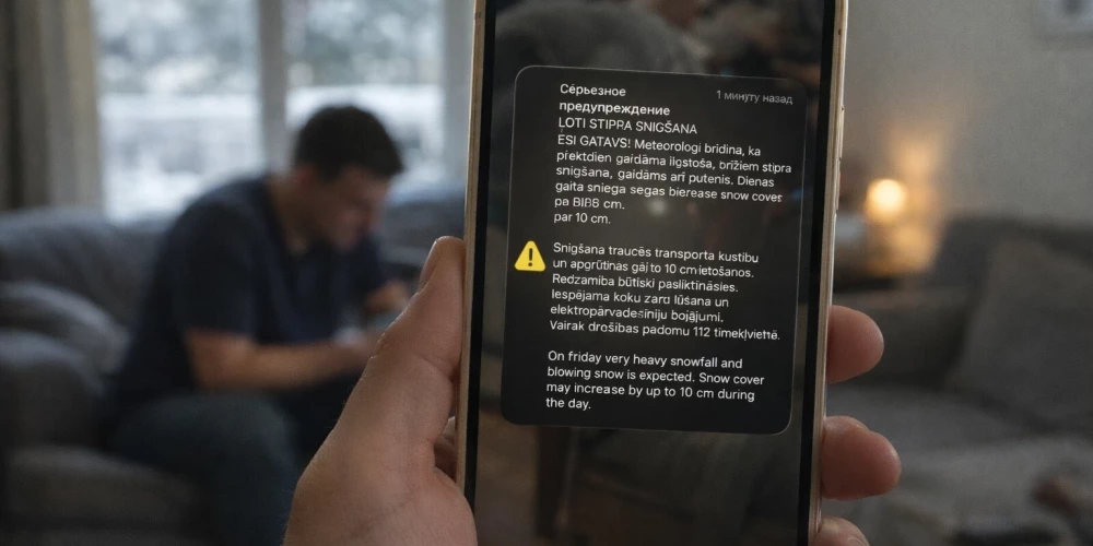 Жителей Латвии в 7 утра разбудило экстренное оповещение.