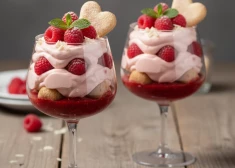 Вместо валентинки: готовим воздушный малиновый десерт в бокалах