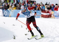 На дистанции десять километров свободным стилем латвийские лыжники оказались далеко от медалей