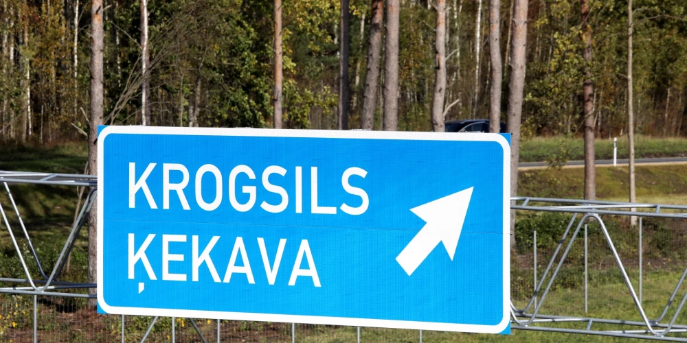 Virziena norāde uz Ķekavu.