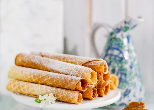 Kārdinošās plānās vafeles