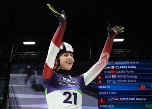 Latvijas sportiste Marta Andžāne. 