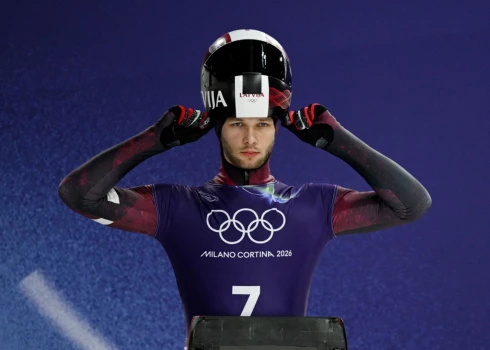 Latvijas sportists Emīls Indriksons. 