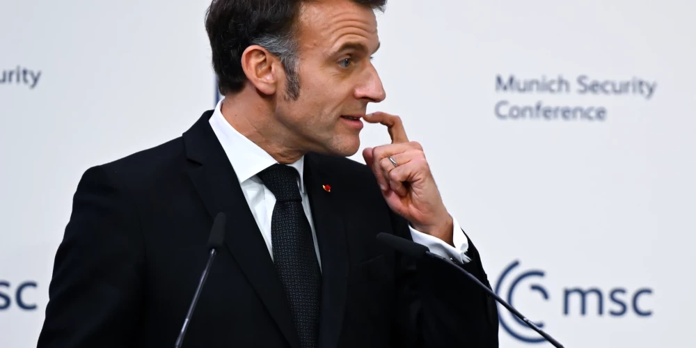 Francijas prezidents Emanuels Makrons. 
