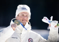 Klēbo trešais zelts palīdz Norvēģijai palielināt atrāvienu medaļu kopvērtējumā