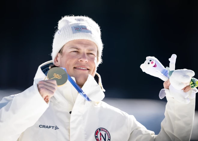Klēbo trešais zelts palīdz Norvēģijai palielināt atrāvienu medaļu kopvērtējumā