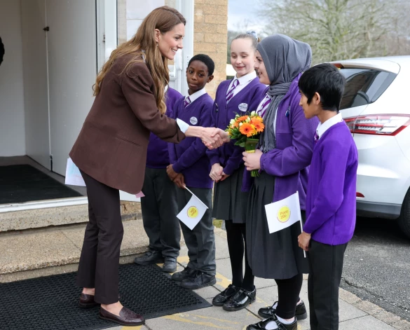 Принцесса Кэтрин всегда ко всем внимательна!