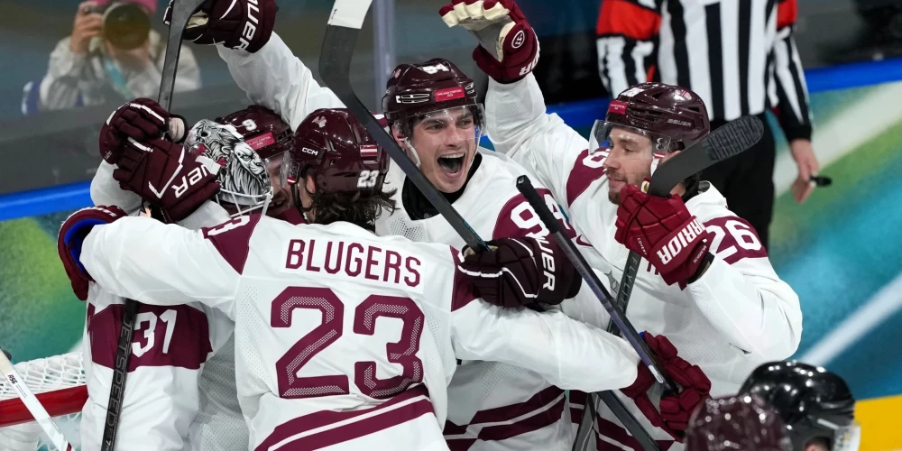 Latvijas vīriešu hokeja izlase olimpisko spēļu turnīra otrajā mačā ar 4:3 (1:2, 1:0, 2:1) pārspēja Vācijas valstsvienību.