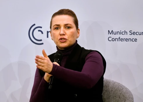 Dānijas premjerministre Mete Frederiksena (foto: Scanpix / AP)