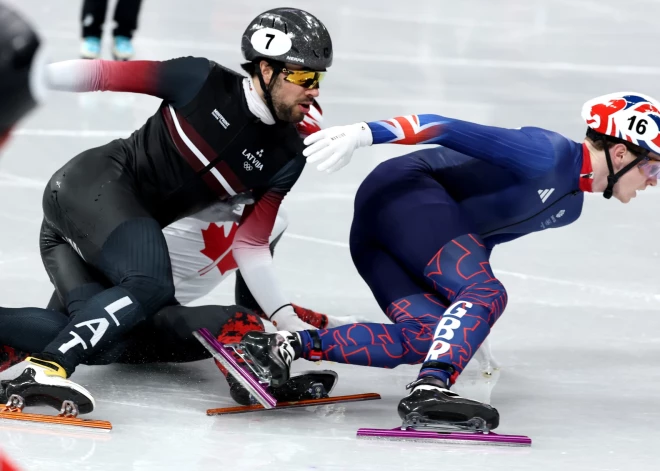 Par spīti traumai, Krūzbergs atkal cīnīsies par olimpisko medaļu šorttreka 1500 metru distancē