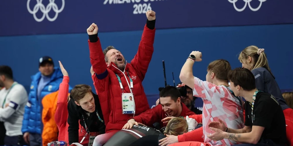 Latvijai otrā olimpiskā medaļa 2026. gada ziemas spēlēs.
