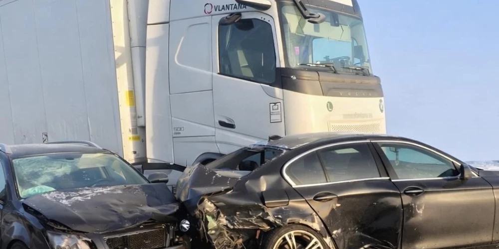 Кадр с места ДТП.