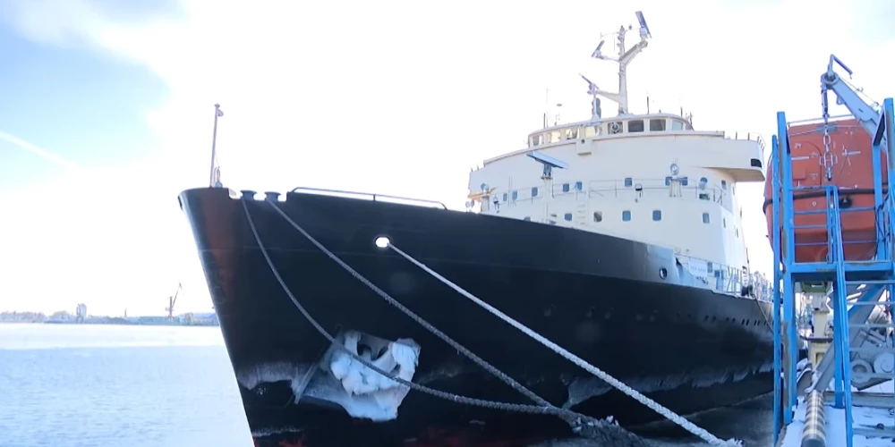 Впервые за 8 лет ледоколу Varma снова пришлось работать.