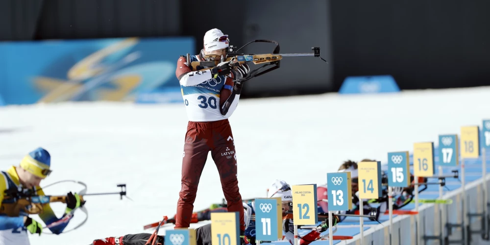 Andrejam Rastorgujevam sacensību sākums bija lielisks, bet pēdējās divās šaušanās kopā tika pieļautas trīs kļūdas, kas liedza pacīnīties par vietu labāko divdesmitniekā. 
