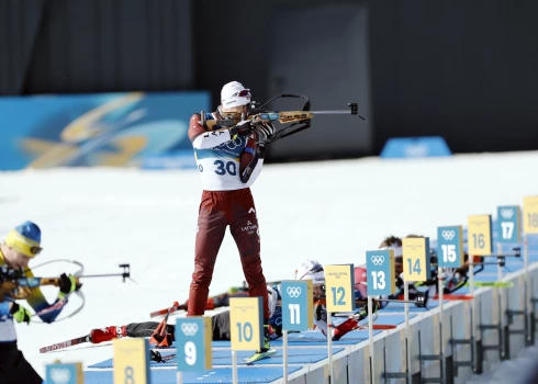 Andrejam Rastorgujevam sacensību sākums bija lielisks, bet pēdējās divās šaušanās kopā tika pieļautas trīs kļūdas, kas liedza pacīnīties par vietu labāko divdesmitniekā.