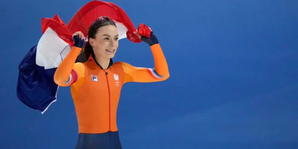 Nīderlandes ātrslidotāja Femke Koka. 